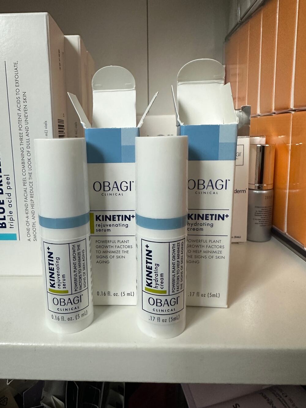Obagi Clinical Kinetin+ Rejuvenating Serum and Hydrating Cream